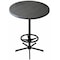 Holland Bar Stool Co 42" Tall In/Outdoor All-Season Table, 36" dia. Charcoal Top OD21642BWOD36RChar - alternate 1